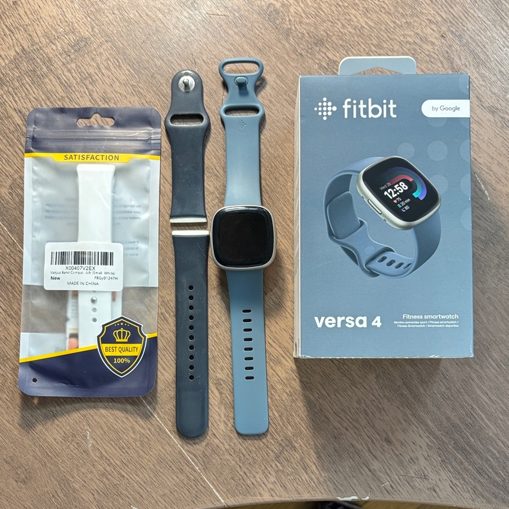 Fitbit Versa 4 Smartwatch - Slate Blue